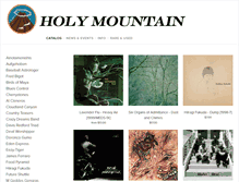 Tablet Screenshot of holymountain.com
